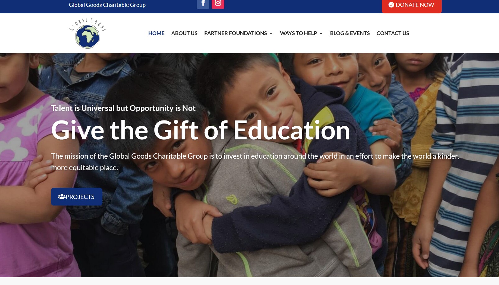 Global Goods ORG InTouch Website Design Boston