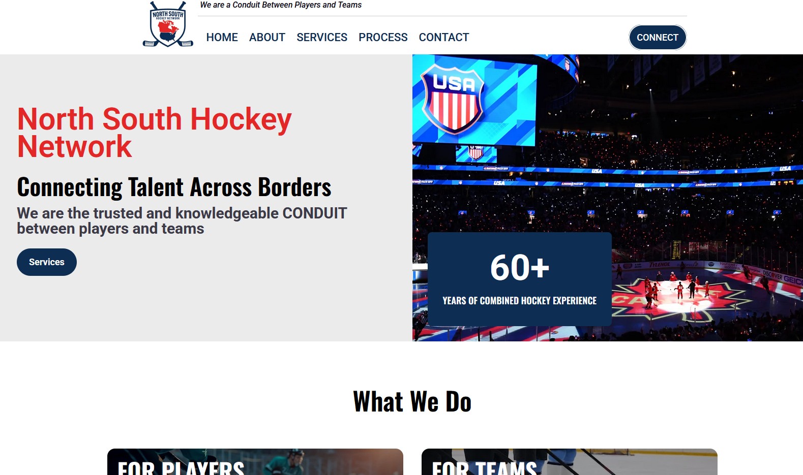 NorthSouthHockeyNetwork INTouch Website Design