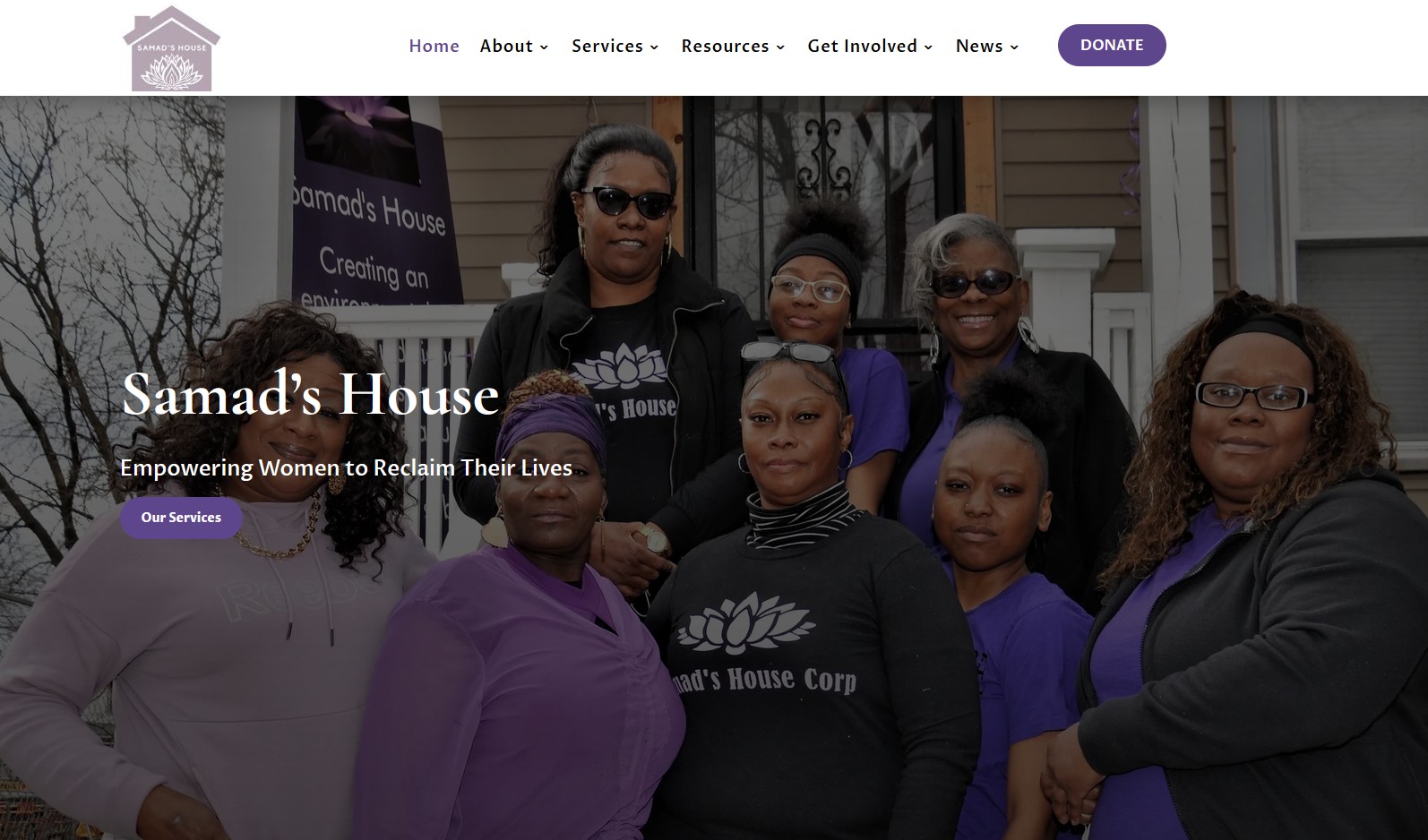 Samads House Intouch Website Design
